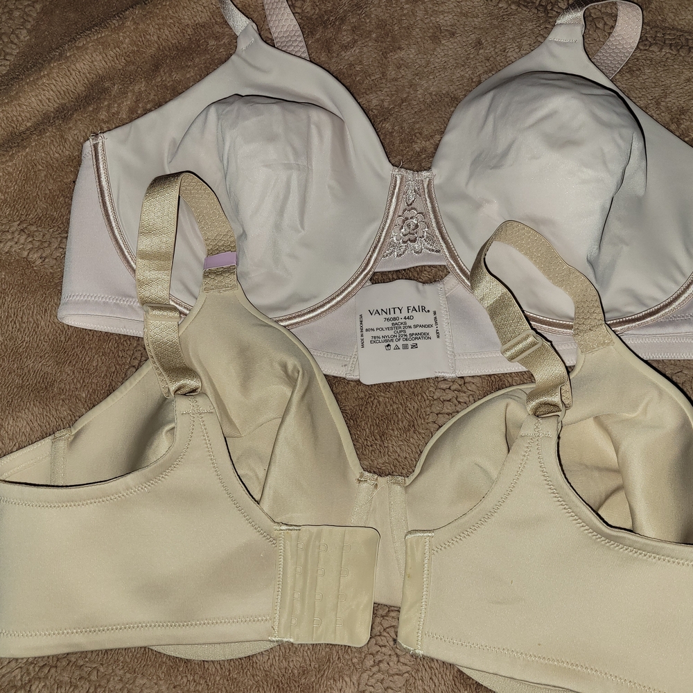 2 VF NWOT Beauty Back Minimizer Tan Bras - Picture 4 of 7